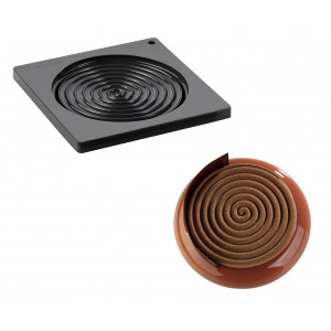 Moule Silicone Décor Hypnose Ø 16 cm x H 1 cm (x1) Pavoni Moule Silicone Décor Hypnose Ø 16 cm x H 1 cm (x1) Pavoni
