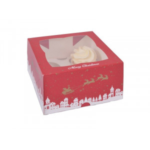 - Sachet Bonbons Noel en Carton avec Fen/êtres 6 de Chaque Lot de 12 BELLE VOUS Boite /à Biscuits Noel - Boite pour Chocolat Noel Facile /à Assembler 2 Motifs Diff/érents 20 x 11 x 7 cm