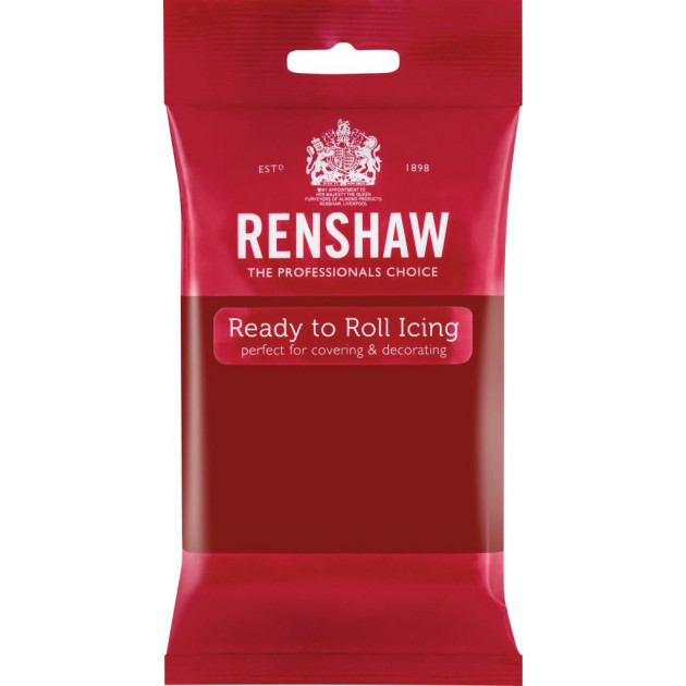Pâte à Sucre Pro Ruby Red 250g Renshaw