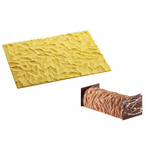 Moule Silicone Bûche Crème 25 x 8,4 cm x H 7,5 cm Pavoni