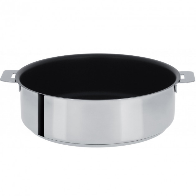 Sauteuse Mutine Ã˜ 24 cm Manche Amovible Anti-Adhesive Inox Cristel