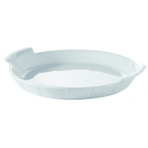Plat à Oeuf Porcelaine Blanc Ø 18 cm Plat à Oeuf Porcelaine Blanc Ø 18 cm
