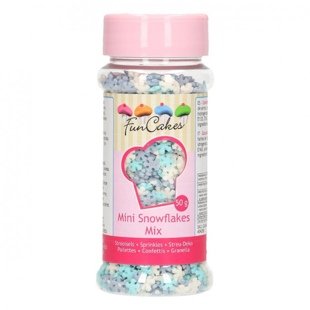 FunCakes mix multicolors de billes en sucre Sans Gluten 80 g - LE