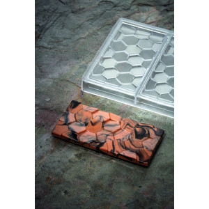 Moule Tablette Chocolat Pavé 15,5 x 7,8 cm x H 1 cm (x3) Pavoni