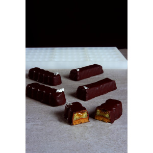 Kit Moule Chocolat 8 Barres Tronc avec Insert - Silikomart