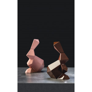 Moule Chocolat Lapin Origami 14,5 x 9,5 cm x H 18 cm (x2) Pavoni Moule Chocolat Lapin Origami 14,5 x 9,5 cm x H 18 cm (x2) Pavoni
