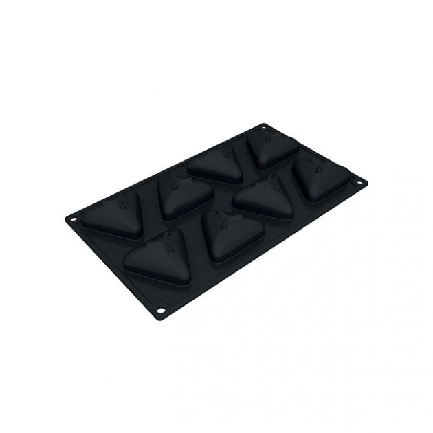 Moule Silicone Pyramide 6,6 x 6 cm x H 2,8 cm (x8) Pavoflex