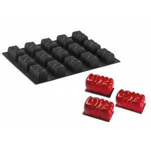 Moule Silicone Lovely 8 x 4,3 cm x H 3,6 cm (x15) Pavoflex Moule Silicone Lovely 8 x 4,3 cm x H 3,6 cm (x15) Pavoflex