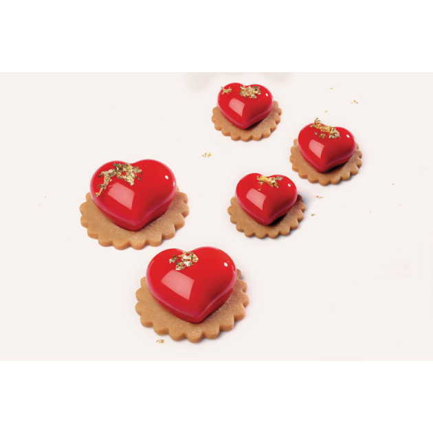 Entremets Coeur Saint-Valentin Entremets Coeur Saint-Valentin