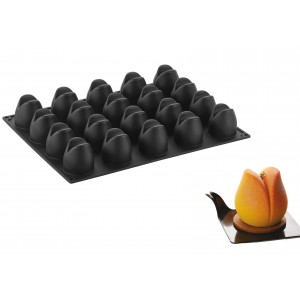 Moule Silicone Tulipe Ø 5,5 cm x H 5,6 cm (x20) Pavoflex Moule Silicone Tulipe Ø 5,5 cm x H 5,6 cm (x20) Pavoflex