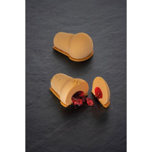 Moule Silicone Baba 7,8 x 5,4 cm x H 4,6 cm (x15) Pavoflex Moule Silicone Baba 7,8 x 5,4 cm x H 4,6 cm (x15) Pavoflex