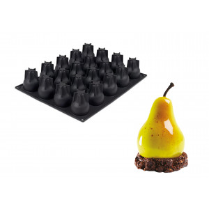 Moule Silicone Poire Ø 5,3 cm x H 7 cm (x20) Pavoflex
