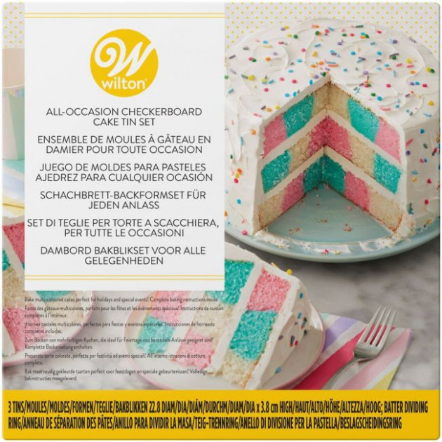 Moule Gateau Damier O 22 5 Cm Wilton Cuisineaddict Com Achat Vente Moule Gateau Damier O 22 5 Cm Wilton Cuisineaddict Com Achat Vente