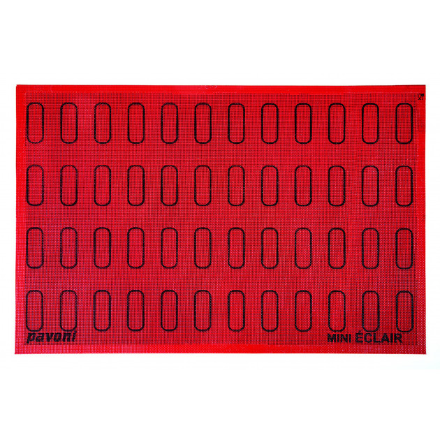 Tapis Silicone Micro-perforé Éclair 6 x 1,8 cm (x48) Pavoni