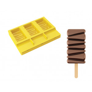 Moule Chocolat Barre Gourmande (x9) Chocolate World -  -  achat, acheter, vente