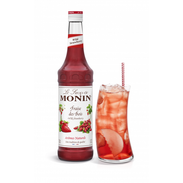 Monin saveur fraise des bois - Recette sirop Monin saveur fraise des bois - Recette sirop