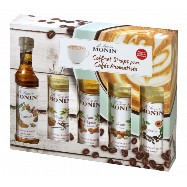 Coffret Dégustation Sirop pour Café 5 cl Monin