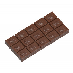 Moule Chocolat Tablette Chanvre (x4) Chocolate World
