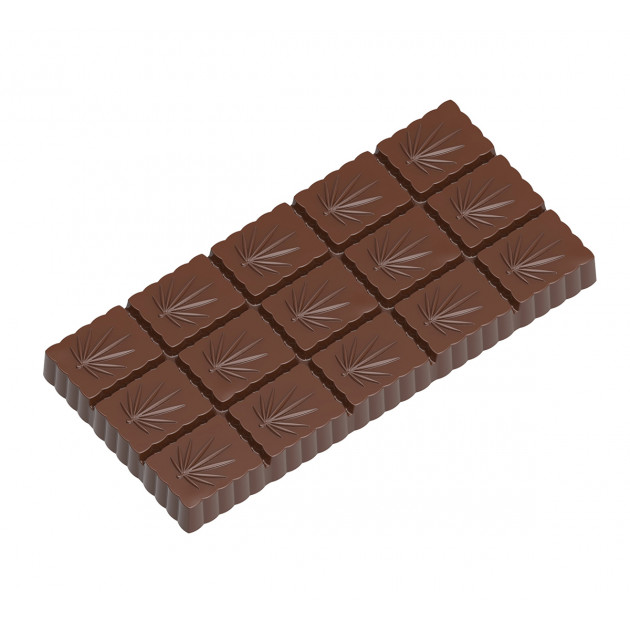 Moule Chocolat Tablette Chanvre (x4) Chocolate World