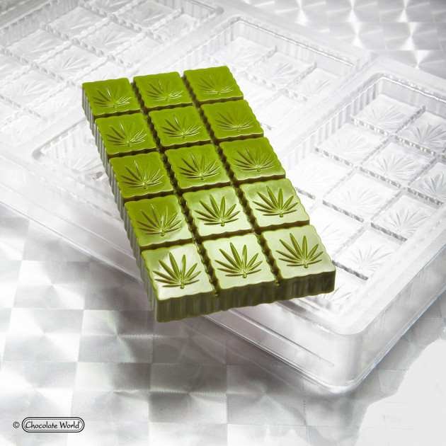 Moule Chocolat Polycarbonate Tablette Chanvre Chocolate World