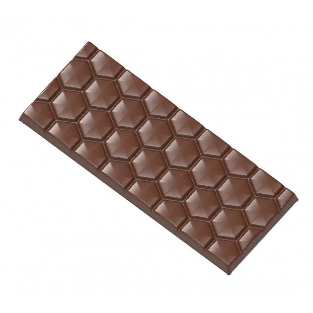 Moule Chocolat Tablette Nid d'Abeille (x4) Chocolate World