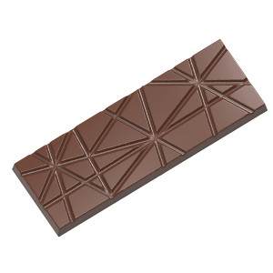 Moule Chocolat Tablette Rayures (x4) Chocolate World