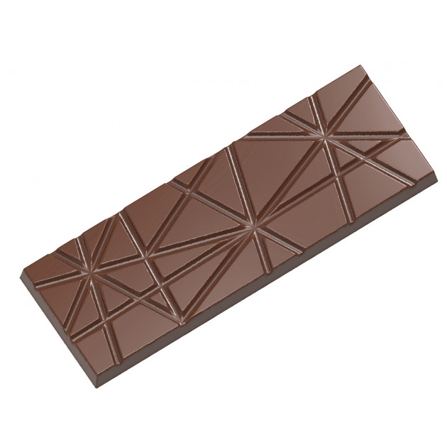 Moule Chocolat Tablette Rayures (x4) Chocolate World