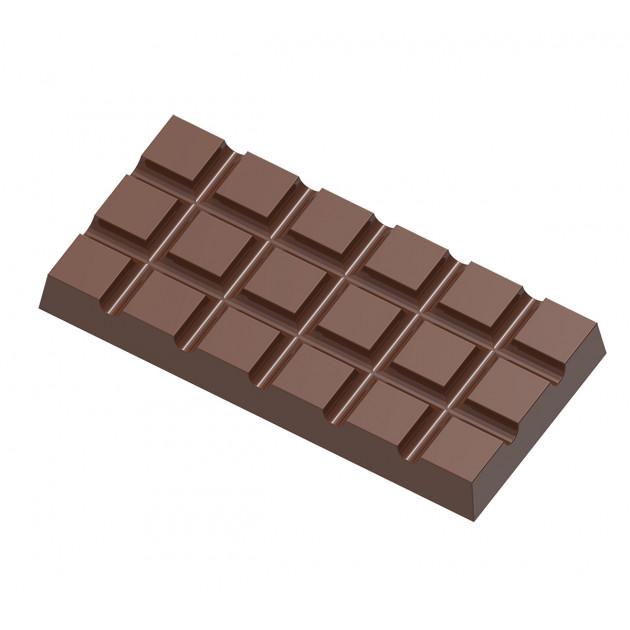 Moule Chocolat Tablette 3 Barres (x4) Chocolate World
