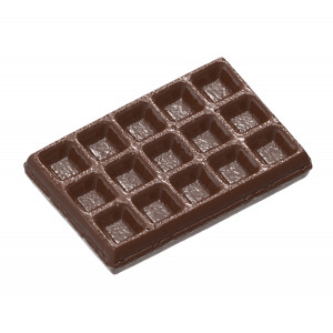 Moule Chocolat Gaufre de Bruxelles 55 mm (x10) Chocolate World