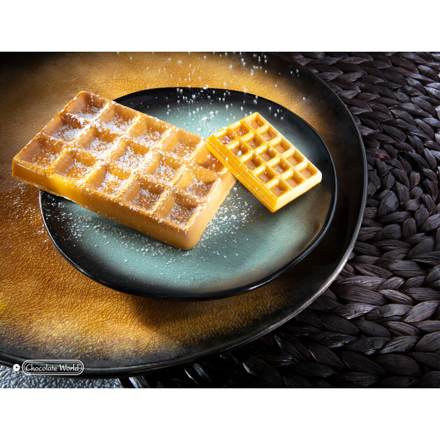 Moule Chocolat Polycarbonate Gaufre 10 cm