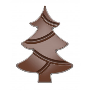 Moule Chocolat Tablette Sapin de Noël 139,5 mm (x2) Chocolate World