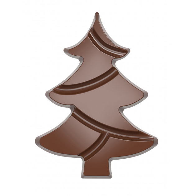 Moule Chocolat Tablette Sapin de Noël 139,5 mm (x2) Chocolate World