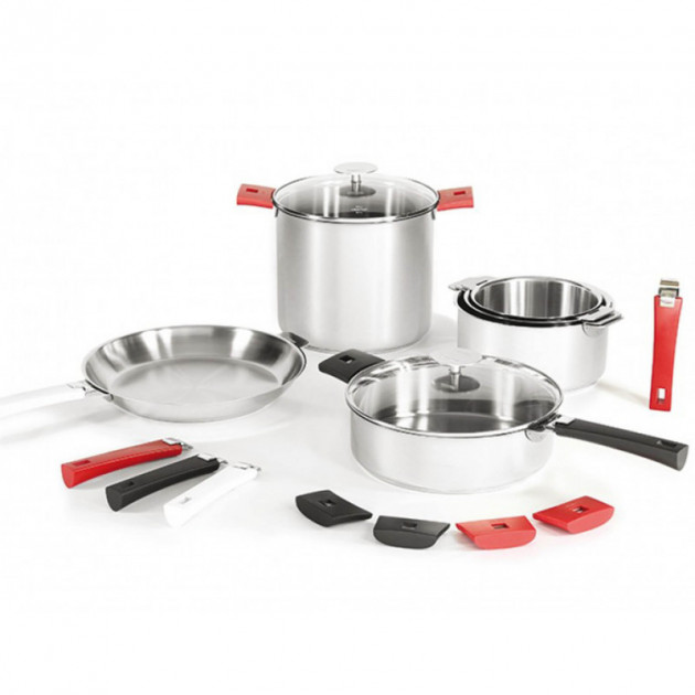 SAUTEUSE INOX INDUCTION 28 CM CASTELINE MULTIPLY AMOVIBLE