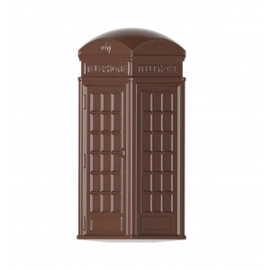 Moule Chocolat Cabine Téléphonique British Collection 44 mm (x24) Chocolate World