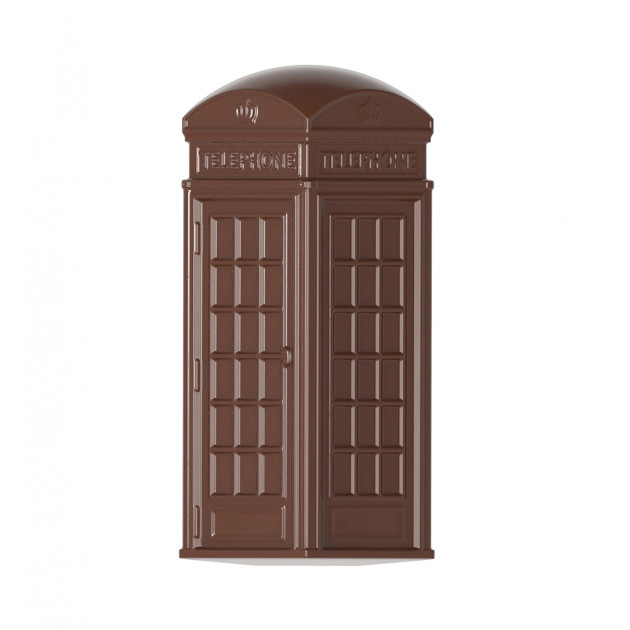 Moule Chocolat Cabine Téléphonique British Collection 44 mm (x24) Chocolate World