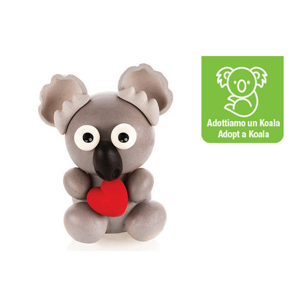 Kit Moules Chocolat Koala en PVC 15,5 cm x H 16 cm (x4) Silikomart Professional 