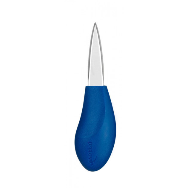Couteau à Huître 5 cm Galet Bleu Déglon