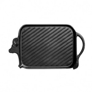Gril Beef en Fonte 27 x 20 cm Noir Mat Chasseur Gril Beef en Fonte 27 x 20 cm Noir Mat Chasseur