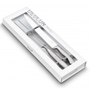 Coffret Découpe Viande Couteau à Découper 22 cm et Fourchette Diapason 21 cm Oryx Déglon Coffret Découpe Viande Couteau à Découper 22 cm et Fourchette Diapason 21 cm Oryx Déglon