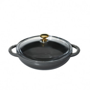 Mini Wok en Fonte 18 cm Caviar Chasseur Mini Wok en Fonte 18 cm Caviar Chasseur