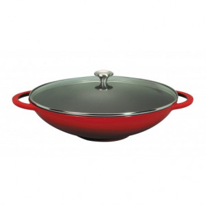 Wok en Fonte 37 cm Rubis Chasseur Wok en Fonte 37 cm Rubis Chasseur