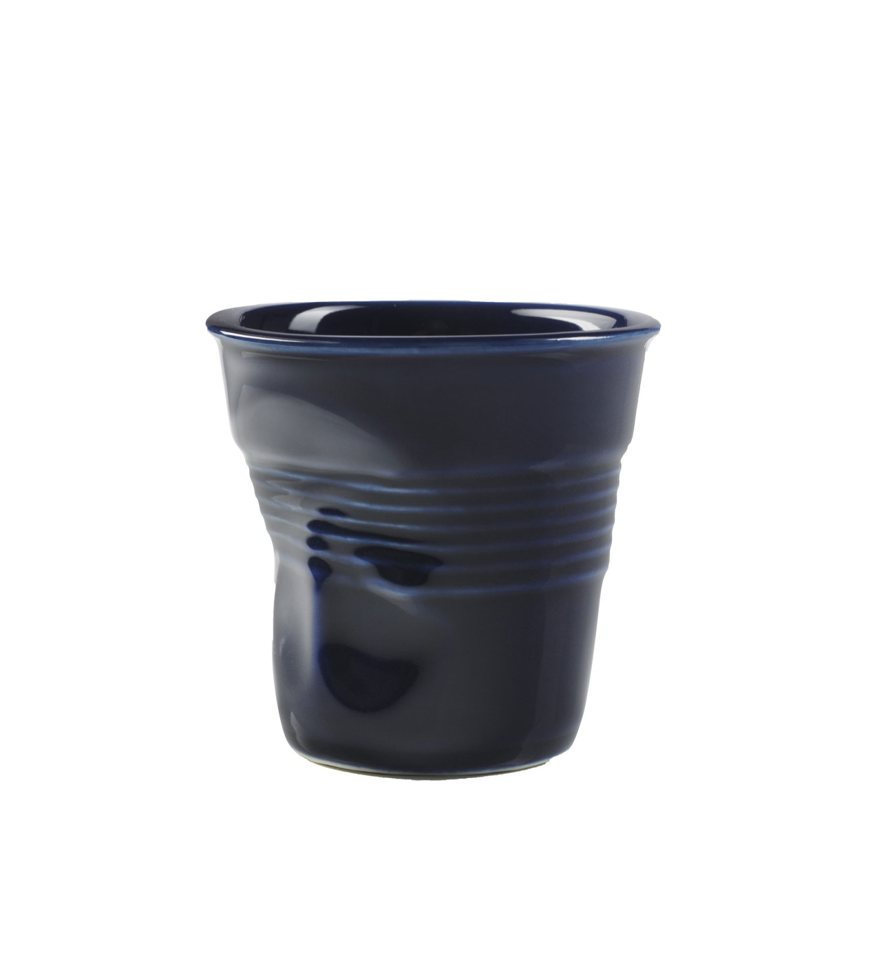 Gobelet froissé - espresso 8 cl porcelaine ''Bastille'' - Revol
