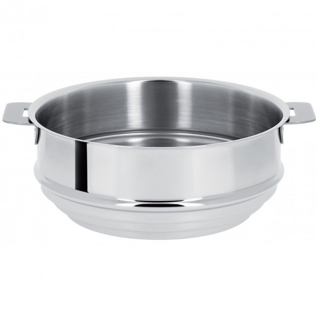 Cuit Vapeur Universel Mutine Ã˜ 24 cm Manche Amovible Inox Cristel