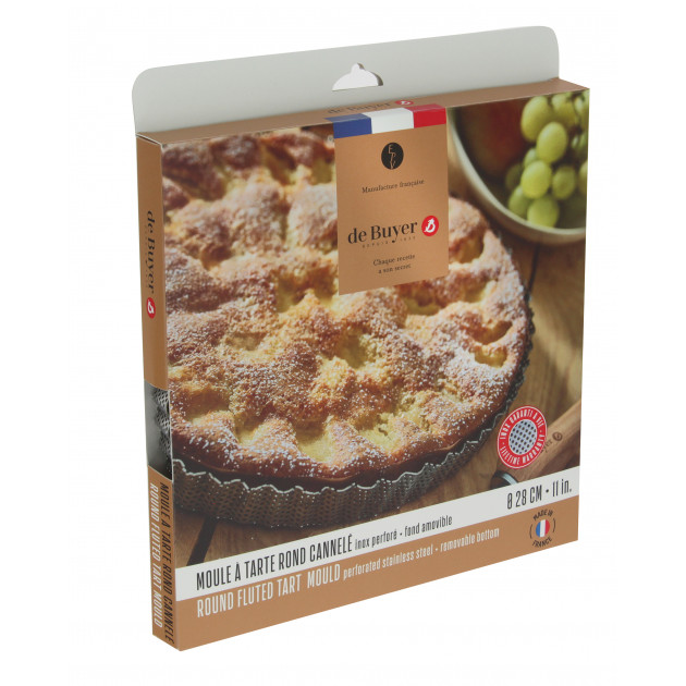 Packaging Moule Tarte Inox Perforé