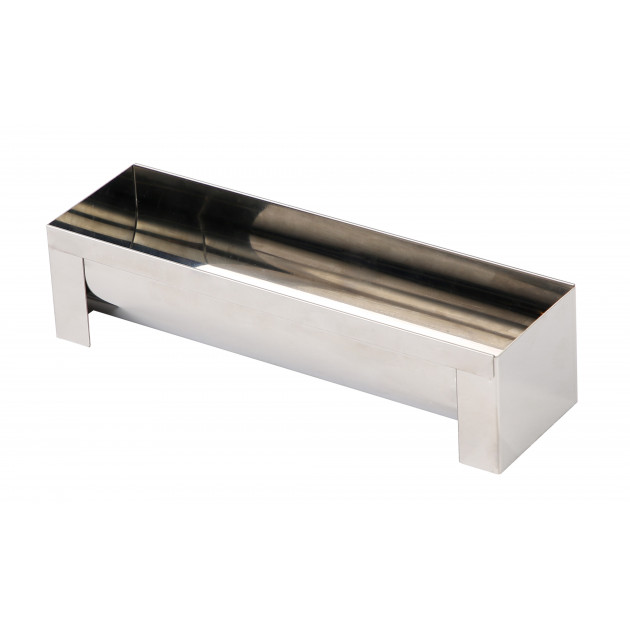 Gouttière à Bûche Inox Démontable 30 x 9 x H 7 cm Gobel