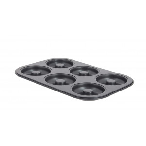 Moule Anti Adhésif 6 Mini Savarins Fermés Ø 8 cm x H 2,2 cm De Buyer Moule Anti Adhésif 6 Mini Savarins Fermés Ø 8 cm x H 2,2 cm De Buyer