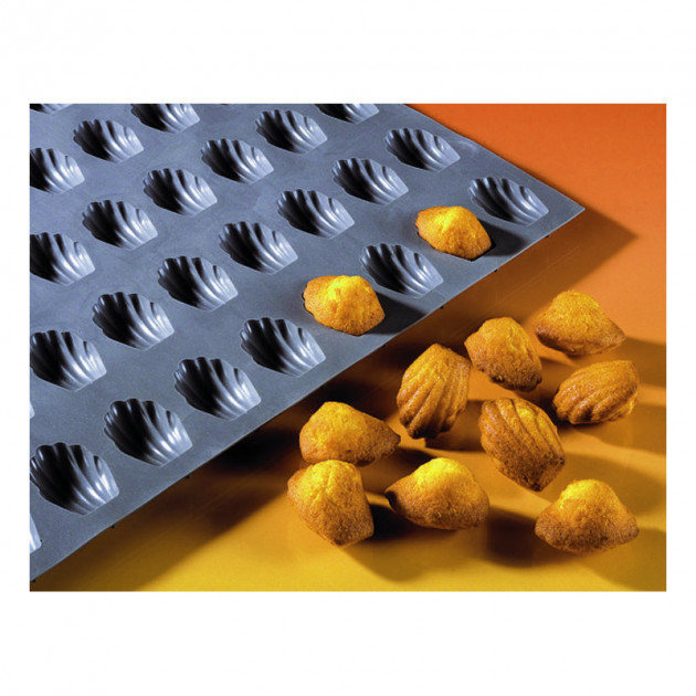 Elastomoule mini-Madeleine - 30 empreintes 30 x 17,6 cm - Moule