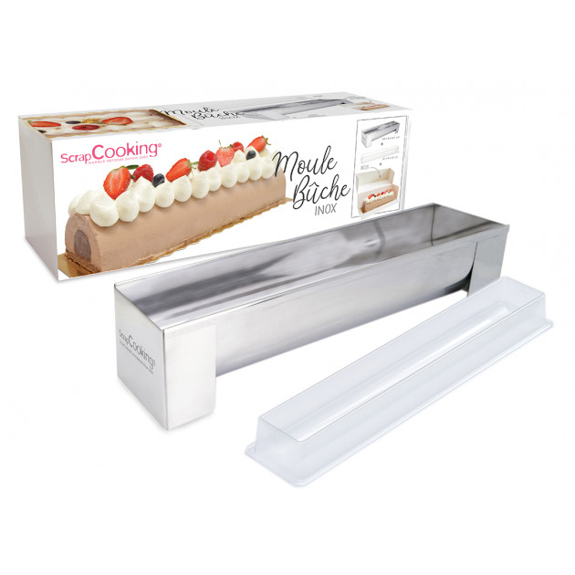 Moule inox bûche + insert offert Scrapcooking - , achat,  acheter, vente