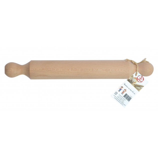 Rouleau à Pâtes Bois 32 cm Les Pâtes de Léonard