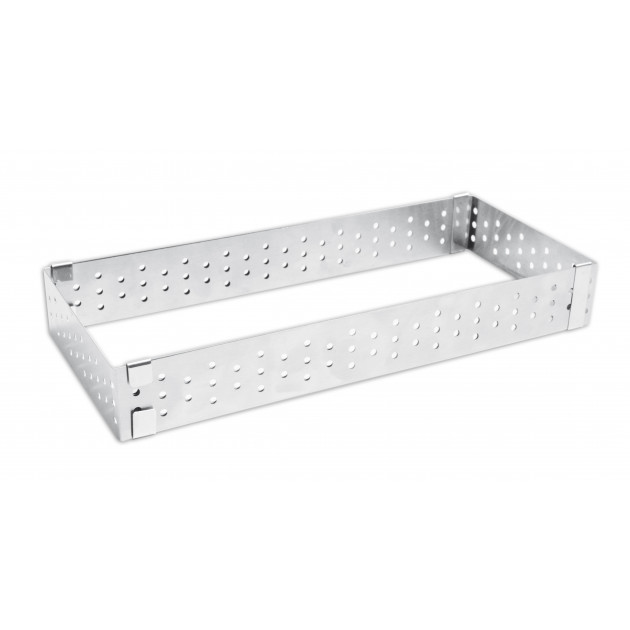 Cadre à Pâtisserie Perforé 22 à 42 cm x 10 cm x H 3 cm